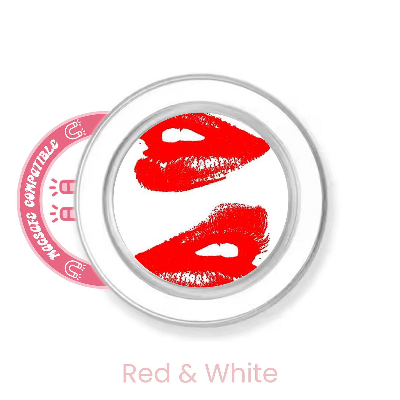 abbyrose Kiss Me MagSafe poignée téléphone pour iPhone 12 13 14 15 16 Pro Max Plus - Photo 32 sur 43