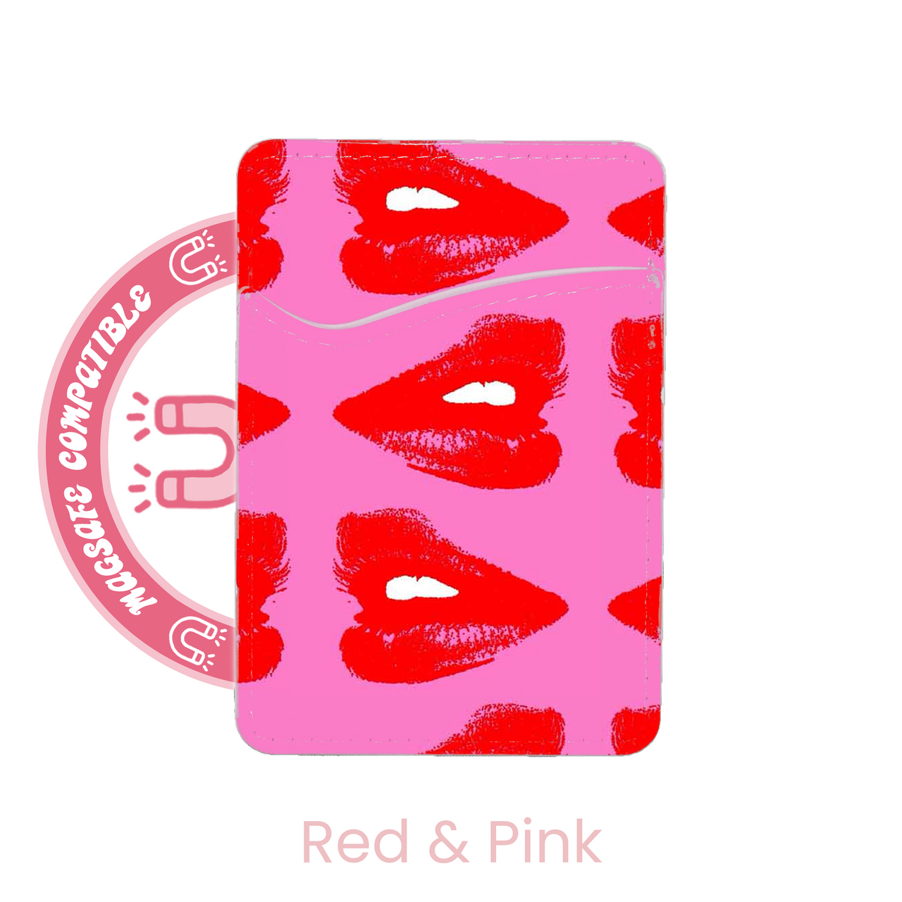 abbyrose Kiss Me MagSafe Porte Carte Poche pour iPhone 12 13 14 15 16 Pro Max - Photo 3 sur 43