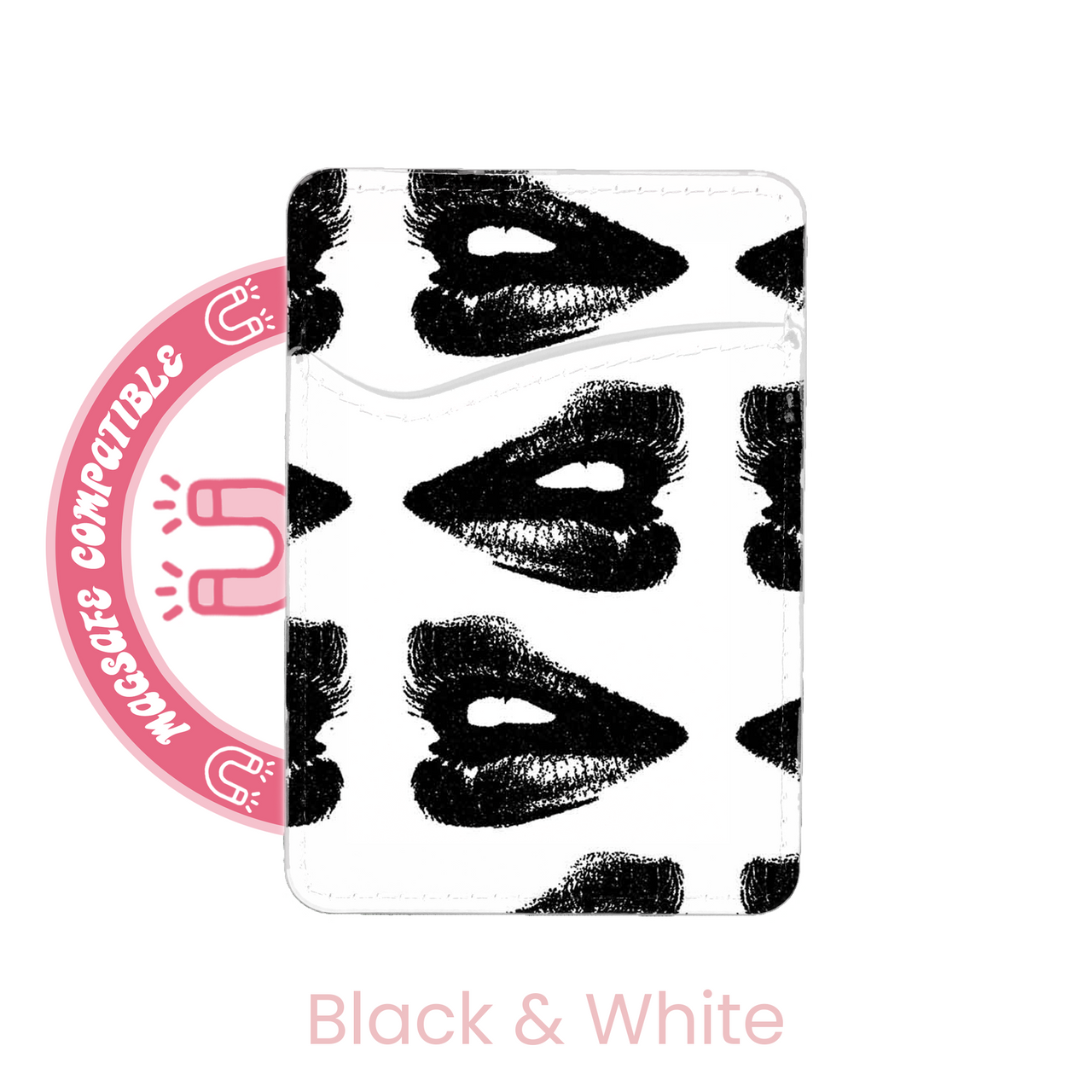 abbyrose Kiss Me MagSafe Porte Carte Poche pour iPhone 12 13 14 15 16 Pro Max - Photo 6 sur 43