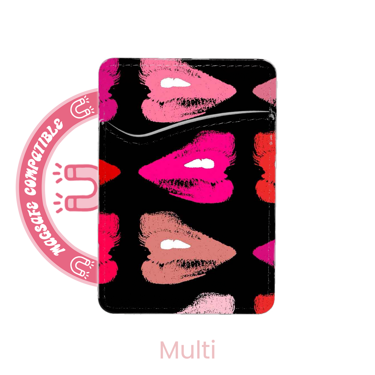 abbyrose Kiss Me MagSafe Porte Carte Poche pour iPhone 12 13 14 15 16 Pro Max - Photo 7 sur 43