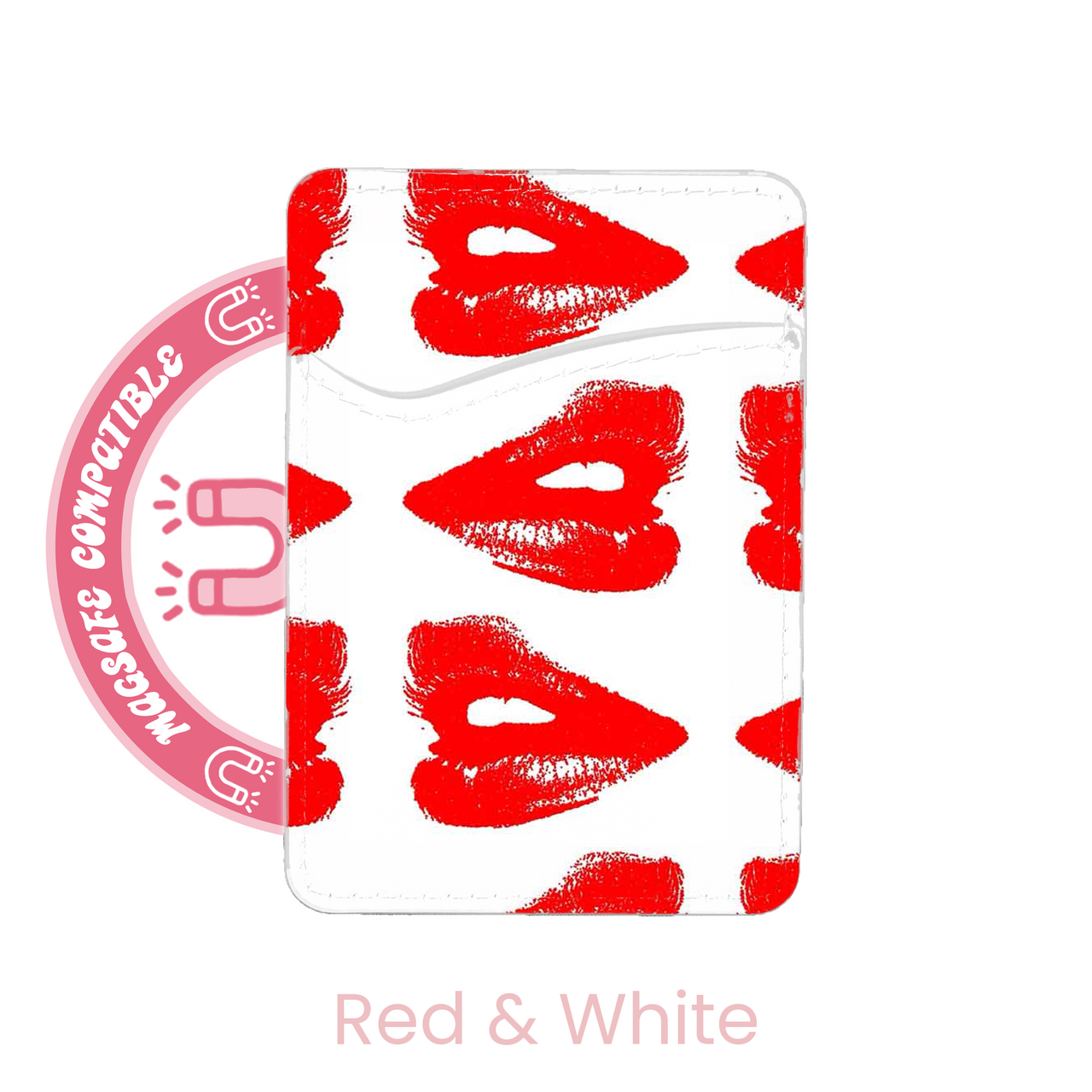 abbyrose Kiss Me MagSafe Porte Carte Poche pour iPhone 12 13 14 15 16 Pro Max - Photo 8 sur 43
