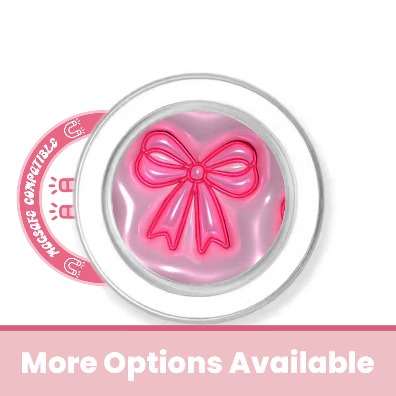 abbyrose Bubble Bows MagSafe poignée téléphone pour iPhone 12 13 14 15 16 Pro Max Plus - Photo 3 sur 7