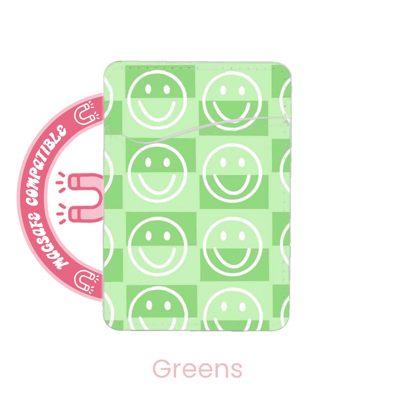abbyrose Smile Check MagSafe Porte Carte Poche pour iPhone 12 13 14 15 16 Pro - Photo 17 sur 21