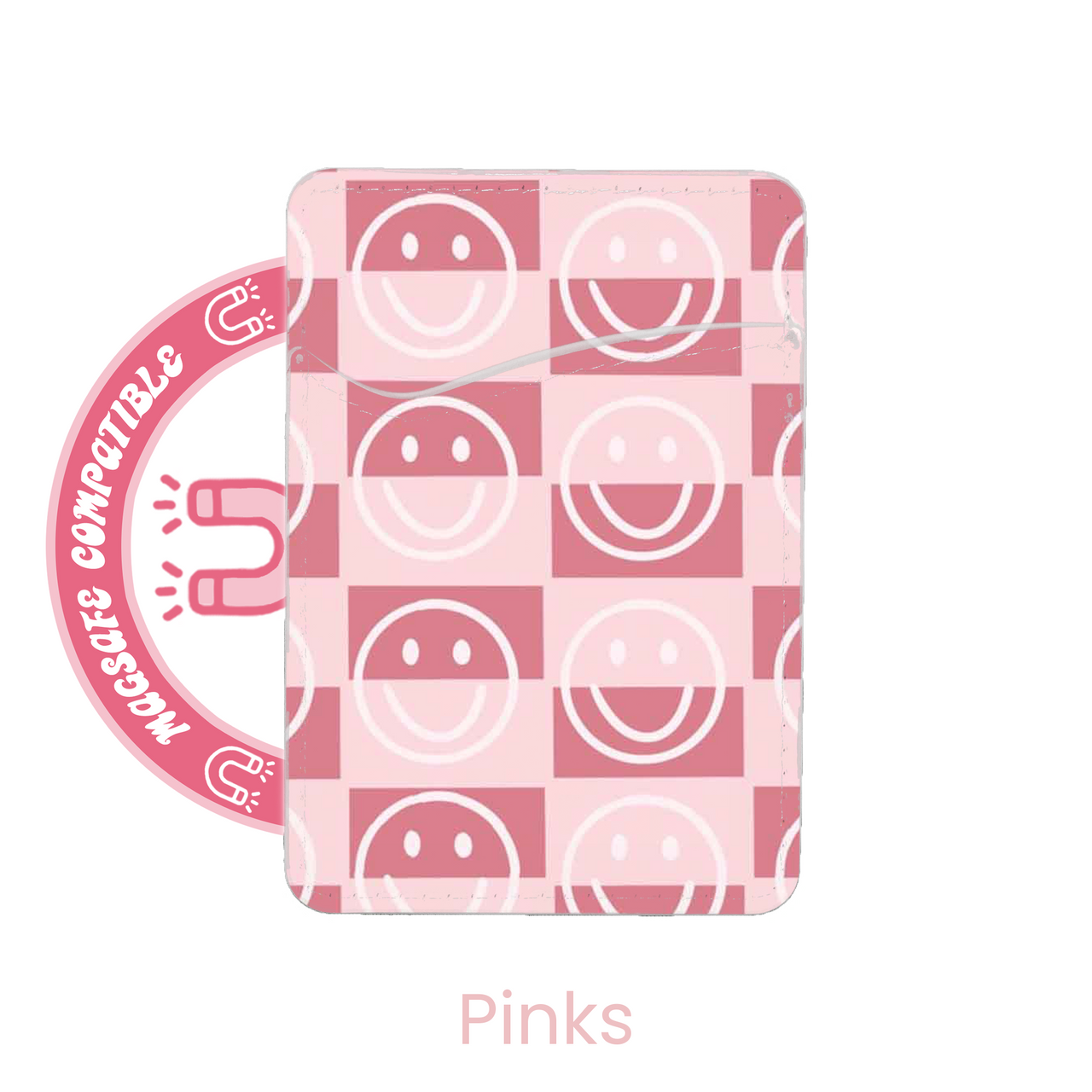 abbyrose Smile Check MagSafe Porte Carte Poche pour iPhone 12 13 14 15 16 Pro - Photo 4 sur 21
