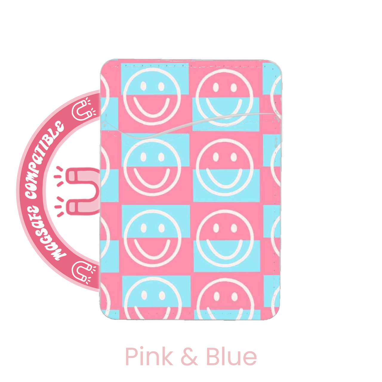 abbyrose Smile Check MagSafe Porte Carte Poche pour iPhone 12 13 14 15 16 Pro - Photo 2 sur 21