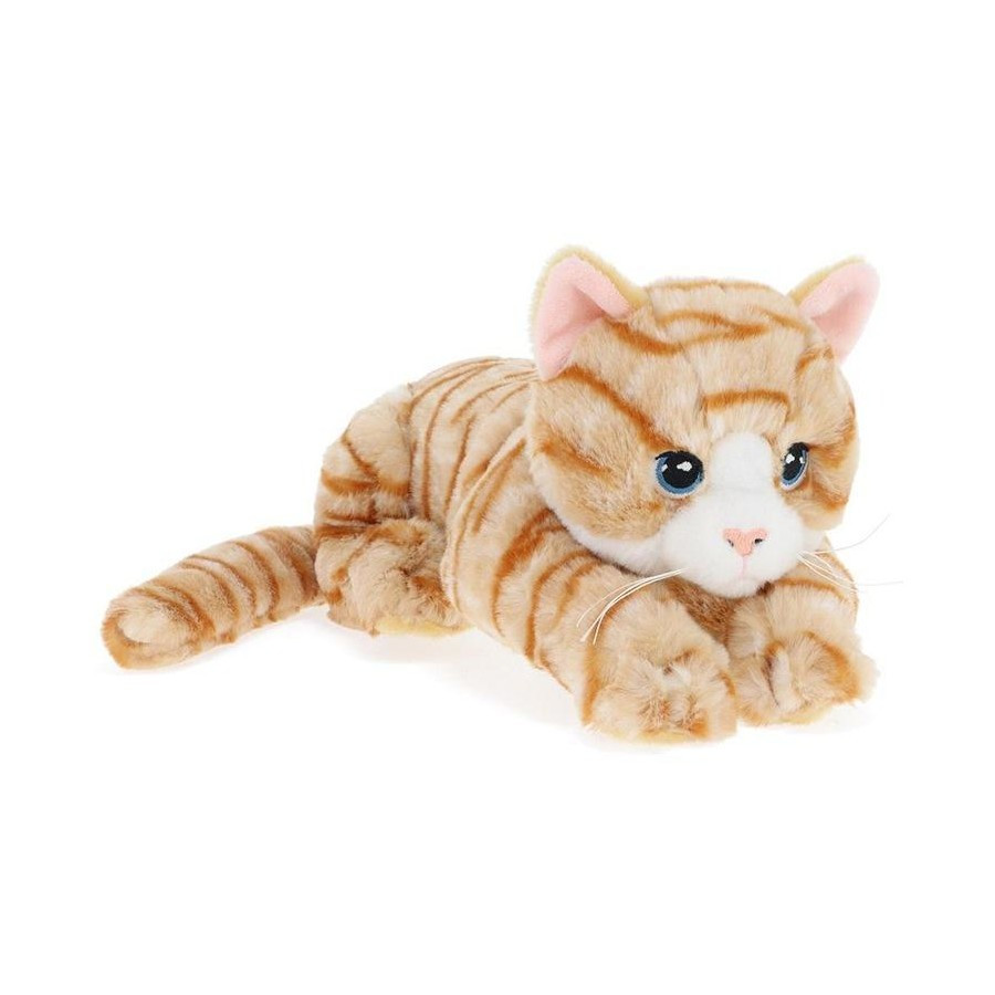Keel Toys Keeleco Kittens EK2781 Ginger Tabby Plush Soft Toy Cat