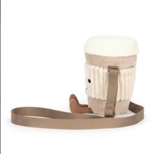 Jellycat Amuseables Perkle Coffee to Go Shoulder Bag A4COFBGN Plush