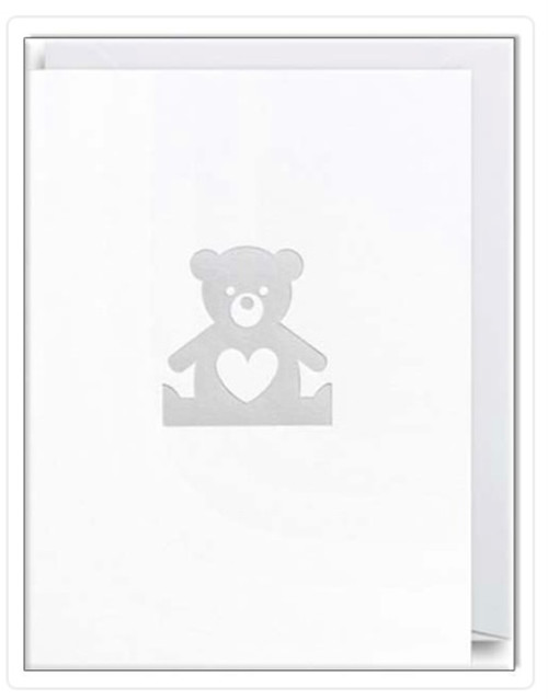 Lagom Design Teddy Bear Heart Card