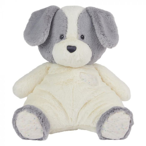 Gund Oh So Snuggly Grey & White Puppy