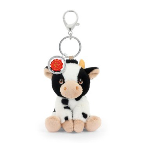 Keel Toys Keeleco Recycled Plush Cow Bag Charm BC4443