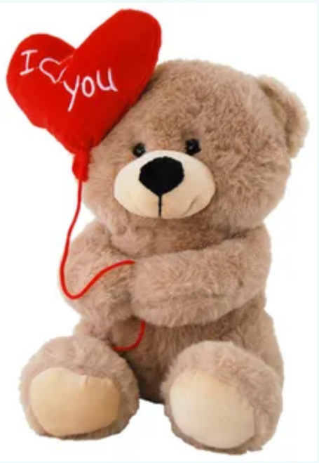 Elka Australia Teddy Bear with Heart Balloon 8004-ILU