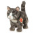 Hermann Teddy Collection Grey Cat Standing 918226