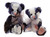 Charlie Bears Calla CB266603O & Zuri CB266604O