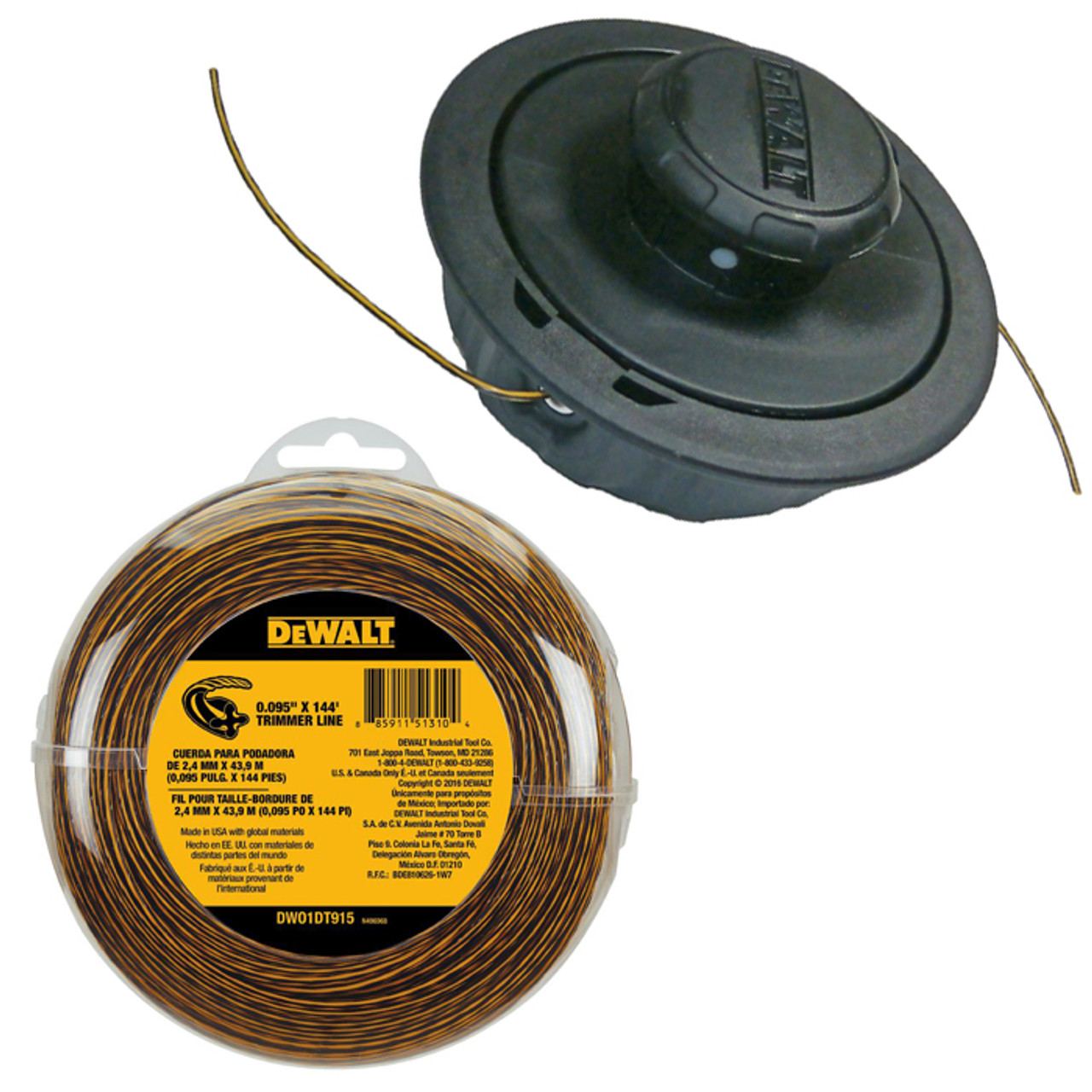 Dewalt 2 Pack of OEM Line and Spool COMBO00197
