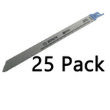 Bosch 25 Pack 9" x 14 TPI Metal Reciprocating Saw Blades # RM914-25PK