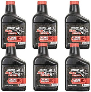 6 Pack of Echo Red Armor 2-Stroke Engine Oil 12.8 oz Bottle 50:1 Mix for 5 Gallons 6550005S-6PK - view 3
