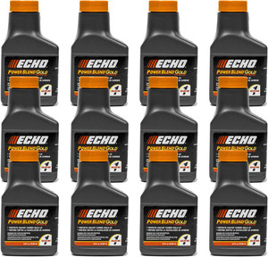 12 Pack of Echo PowerBlend Gold 2-Stroke Engine Oil 2.6 oz Bottles 50:1 Mix for 1 Gallon 6450001S-12PK