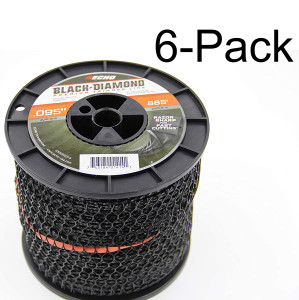 Echo Genuine Black Diamond 885ft Spool .095" (dia.) Trimmer Line, (6) Spools 330095073-6PK Echo Genuine Black Diamond 885ft Spool .095" (dia.) Trimmer Line, (6) Spools 330095073-6PK