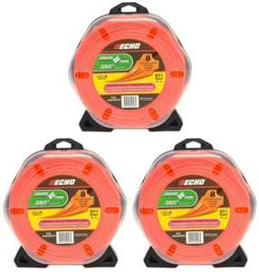 Echo Genuine Cross-Fire 1/2 Lb Donut .080" Diameter Trimmer Line 306080052-3PK Echo Genuine Cross-Fire 1/2 Lb Donut .080" Diameter Trimmer Line 306080052-3PK