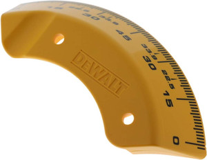 Dewalt Genuine OEM Bevel Scale for DWS780 Miter Saw - N090294 Dewalt Genuine OEM Bevel Scale for DWS780 Miter Saw - N090294