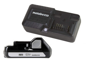 Metabo OEM 18 Volt Li-ion 1.5Amp Batteries and Rapid Charger # CMB260
