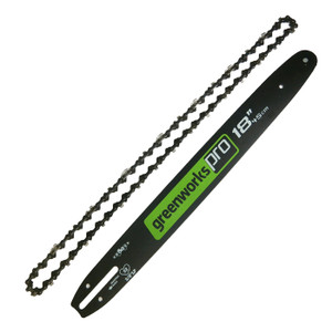 Greenworks GCS80420 OEM Replacement 18 Inch Bar and Chain Combo - CMB119 - view 2