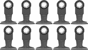 Bosch Genuine 10 Pack 2-1/2" Starlock Oscillating Multi Tool Bi-Metal Plunge Cut Blade - OSL212F-10PK Bosch Genuine 10 Pack 2-1/2" Starlock Oscillating Multi Tool Bi-Metal Plunge Cut Blade - OSL212F-10PK