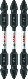 Bosch Genuine 3 pc. Impact Tough 2.5" Phillips -2 Double-Ended Bits - 2610039606 - view 4