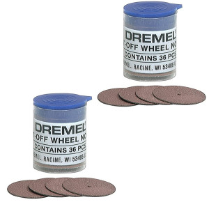 Dremel Genuine OEM Replacement 15/16" Cutting Wheels, 72 Pieces - 409-2PK Dremel Genuine OEM Replacement 15/16" Cutting Wheels, 72 Pieces - 409-2PK