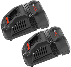 Bosch 2 pack of OEM 18 Volt Lithium-Ion Battery Chargers # BC1880-2PK Bosch 2 pack of OEM 18 Volt Lithium-Ion Battery Chargers # BC1880-2PK