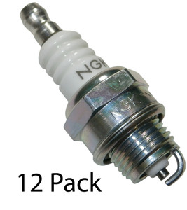 NGK 12 Pack of Genuine OEM Standard Spark Plugs - BPM7A-12PK