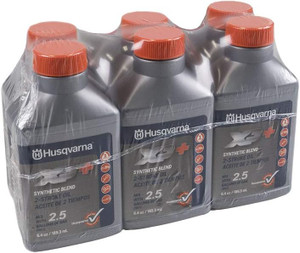 Husqvarna 6 Pack of XP+ 2 Stroke Oil 6.4 oz bottles For 2.5 Gallon Mix - 593152303-6PK Husqvarna 6 Pack of XP+ 2 Stroke Oil 6.4 oz bottles For 2.5 Gallon Mix - 593152303-6PK