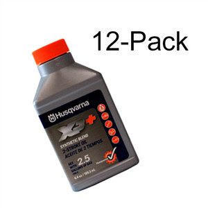 Husqvarna 12 Pack of XP+ 2 Stroke Oil 2.6 oz bottles For 1 Gallon Mix - 593152301-12PK - view 2