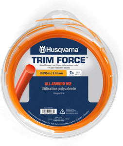 Husqvarna 0.95" x 280' TrimForce 1Lb Round Trimmer Line - 529337012 Husqvarna 0.95" x 280' TrimForce 1Lb Round Trimmer Line - 529337012