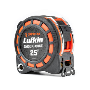 Lufkin Genuine OEM 1-3/16" x 25' Shockforce G1 Dual Sided Tape Measure - L1125-02