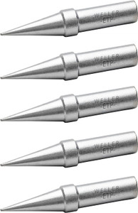 Weller Genuine 5 Piece Soldering Tip Set, conical, 0.031" - ETP-5 Weller Genuine 5 Piece Soldering Tip Set, conical, 0.031" - ETP-5