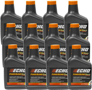 Echo 12 Pack of Oil 12.8 oz Bottles 2 Cycle Mix for 5 Gallon - Power Blend 6450005… - view 2