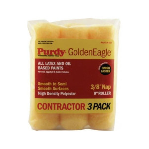 Genuine Purdy Golden Eagle 3 Multi-Pack 9" x 3/8" Nap Roller Cover 140868100 - view 5