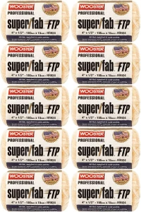Wooster Genuine 4" Super/Fab FTP 1/2" Nap Roller Covers - RR924-4-10PK - view 3