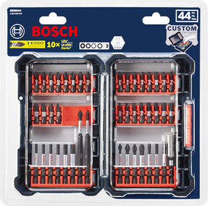 Bosch Genuine 44 pc. Impact Tough Screwdriving Custom Case System Set - SDMS44 Bosch Genuine 44 pc. Impact Tough Screwdriving Custom Case System Set - SDMS44