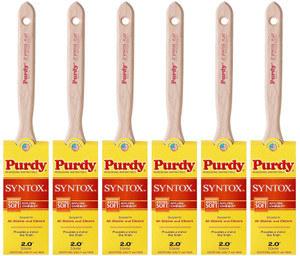 Genuine Purdy 6 Pack Syntox Flat 2" Paint Brushes 144402620-6PK - view 3