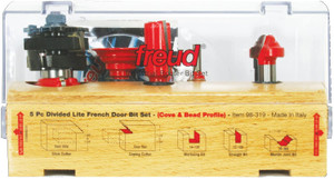 Freud 98-319 5 Piece French Door Bit Set