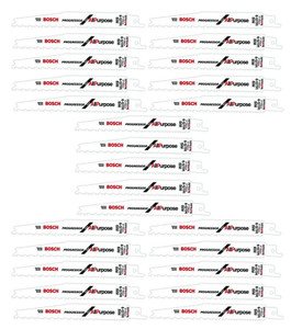 Bosch RPRAP6 (25 Pack) 6-Inch 6/12 TPI Wood Cutting Reciprocating Saw Blades # RPRAP6B-25PK - view 5