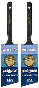 Wooster Genuine 2" Yachtsman Lindbeck Angle Sash Paintbrush 2-Pack, Z1121-2-2PK