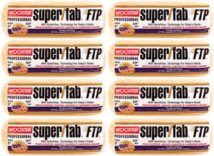 Wooster Genuine 9" Super/Fab FTP 3/4" Nap 8-Pack Roller Cover - RR925-9-8PK