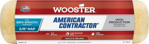 Wooster Genuine 9" American Contractor 3/8" Nap Roller Cover - R562-9 Wooster Genuine 9" American Contractor 3/8" Nap Roller Cover - R562-9