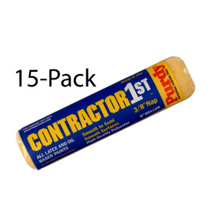 Genuine Purdy 15 Pack Contractor 1st 9" x 3/8" Nap Roller Covers 144688092-15PK