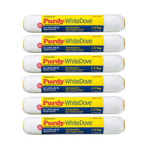 Genuine Purdy 6 Sets of Ultra Finish 3 Multi-Pack 14" x 3/8" Nap Roller Covers 140678142-6PK Genuine Purdy 6 Sets of Ultra Finish 3 Multi-Pack 14" x 3/8" Nap Roller Covers 140678142-6PK