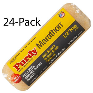 Genuine Purdy 24 Pack Marathon 7" x 1/2" Nap Roller Covers 144602073-24PK