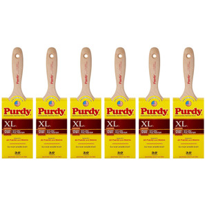 Genuine Purdy 6 Pack XL Swan Flat 3" Paint Brushes 144400330-6PK - view 3